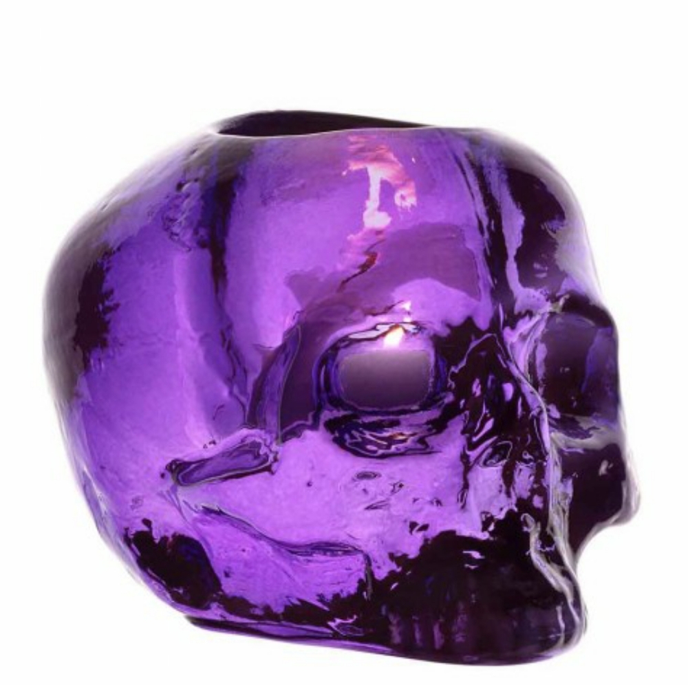 Kosta Boda Skull Candle Holder Votive Still Life